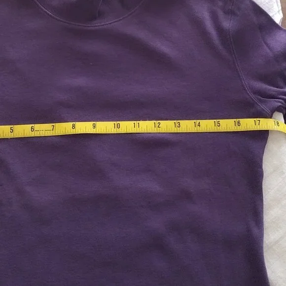 Karen Scott Womens Mock-Neck Long Sleeve T-Shirt - Picture 10 of 10